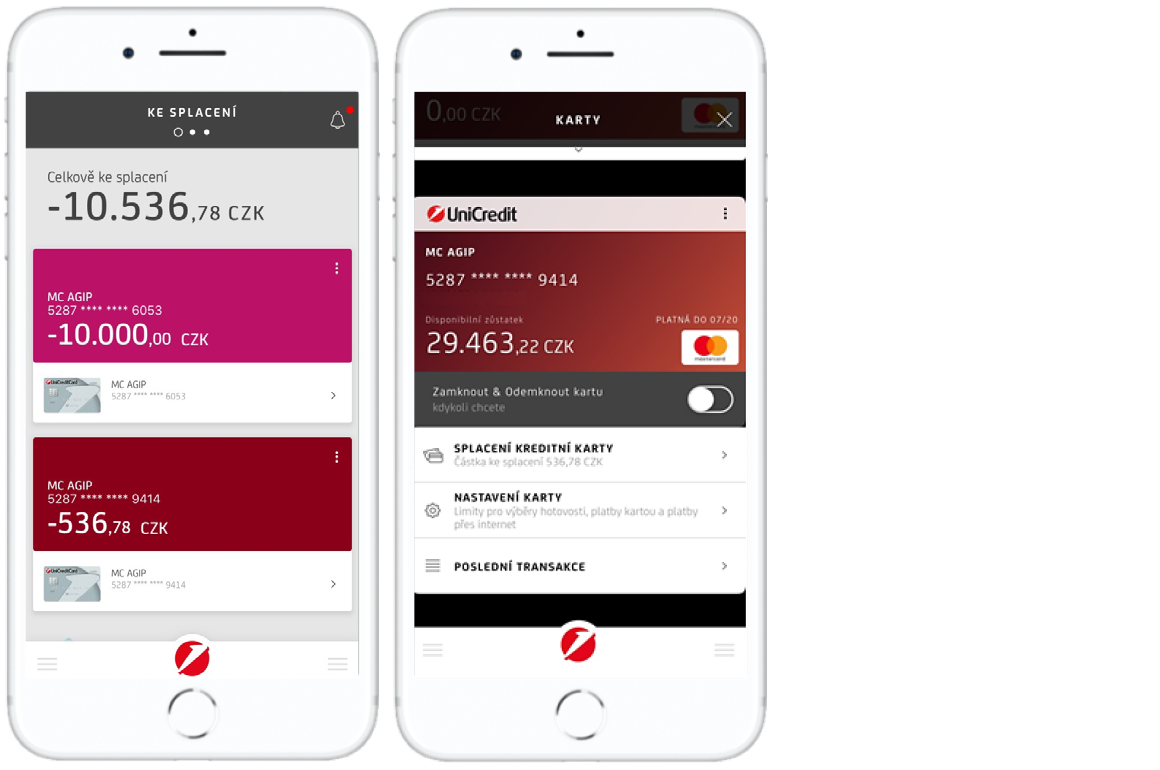 Kreditní karty a úvěry - Smart Banking